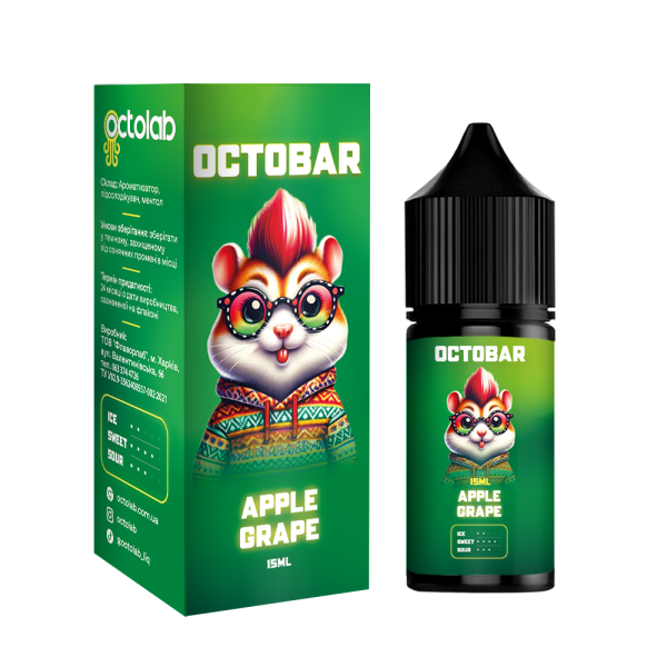Набор для самозамеса Octobar NFT Apple Grape 30 мл