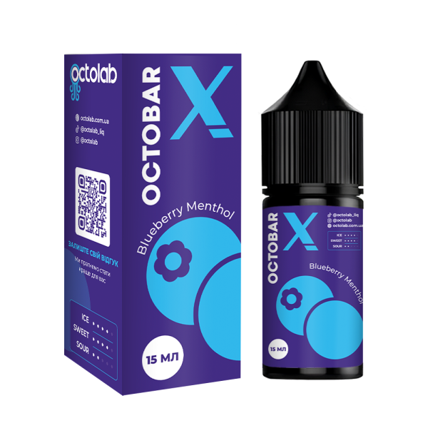 Набор для самозамеса Octobar X Blueberry Menthol 30 мл