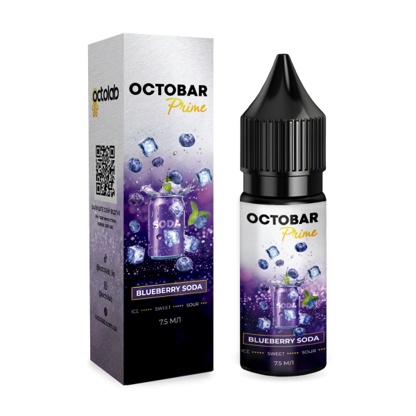 Набор для самозамеса Octobar Prime Blueberry Soda 15 мл