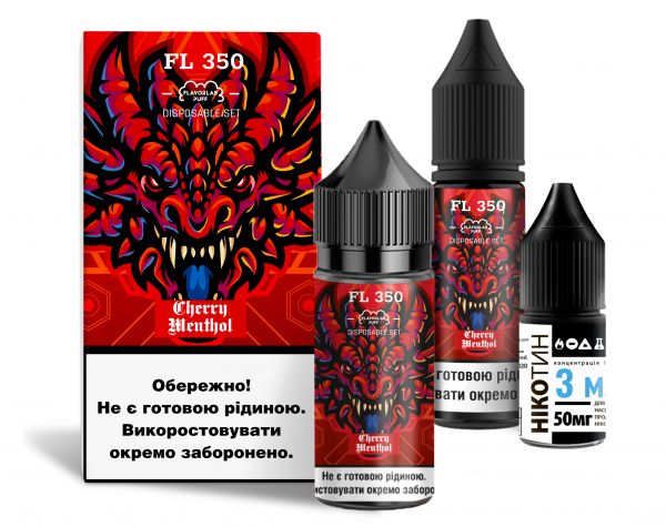 Набор для самозамеса Flavorlab FL 350 Cherry Menthol 30 мл
