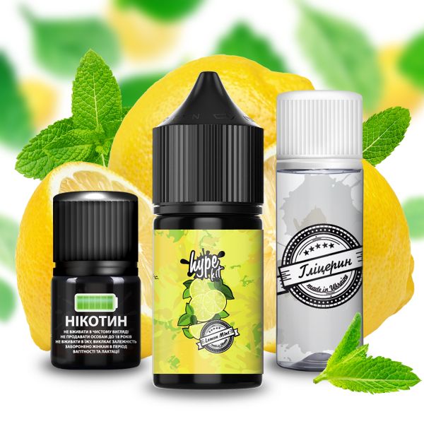 Набор для самозамеса Hype Lemon Mint 30 мл