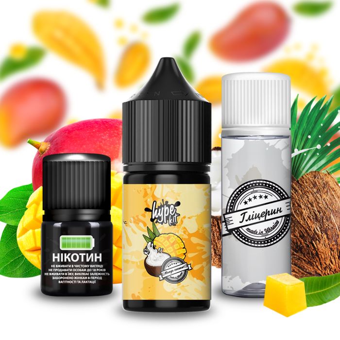 Набір для самостійного виготовлення Hype Mango Coconut 30 мл