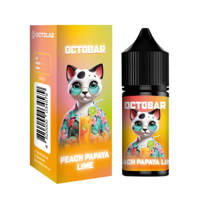 Набор для самозамеса Octobar NFT Peach Papaya Lime 30 мл