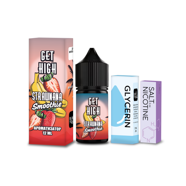 Набор для самозамеса Get High Strawnana Smoothie 30 мл